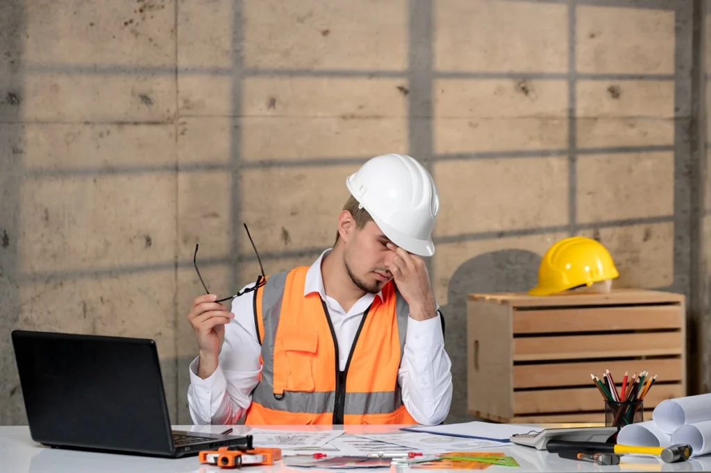 Portal da Produtividade - Trabalhador cansado e exausto